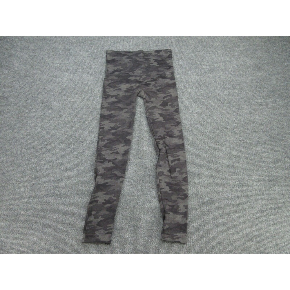 Spanx Women Leggings Slim Gray Camo Look At Me Now Seamless Small